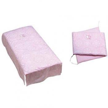 Alondra 9L2-062 - Set edredón y protector, cuna de 60 x 120 cm, 2 piezas, color rosa