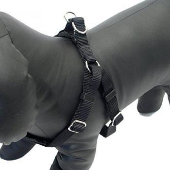 Rosewood (Classic) Soft Protection Dog Harness (Small) (Black)
