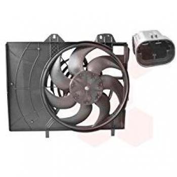 Ventilador de motor Van Wezel 4029748 para Citroën C2, 140W, 2 pines, 380mm