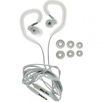 Auriculares Blue Star Sport SP80 Universal standar jack 3.5 mm 1.2M Blancos