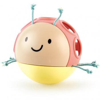 Hape Sonajero Mordedor Mariquita Juguetes para la Primera Infancia 9x9x9 cm