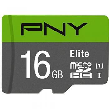 PNY Micro SDHC Elite 16GB Class 10 with Adapter