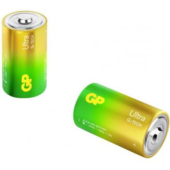 Baterías Alcalinas GP Ultra D (LR20) 1.5V - Paquete de 2 Unidades