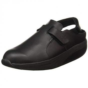 MBT Flua Zuecos de Trabajo Unisex Negro 42 EU (8 UK) con cierre adherente liso