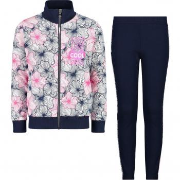 CMP Girl's Tracksuit Jacket White Blue
