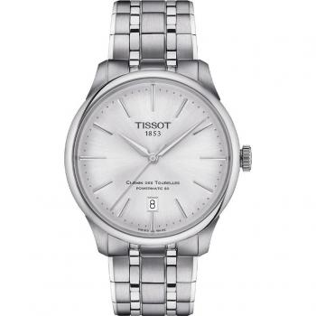 Tissot Chemin Des Tourelles Powermatic 80 39mm Mens Watch - Silver