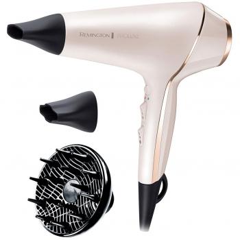 Secador de Pelo Remington Proluxe 2400W con Difusor y Tecnología Iónica Oro Rosa