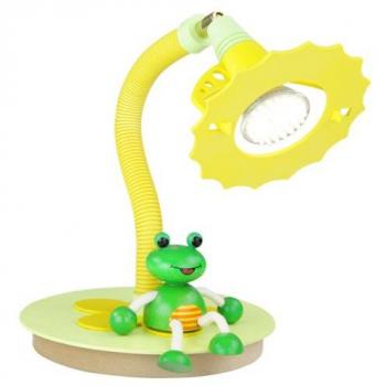 Lámpara de mesa LED Rana para habitación infantil