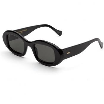 Retrosuperfuture TUTTO BLACK 9ZJ Unisex Sunglasses Geometrica Nero Black Size 50