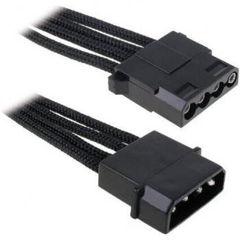 Cable ALIMENTACION MOLEX 4P M-4P H 45CM Negro BITFENIX BFA-MSC-MM45KK