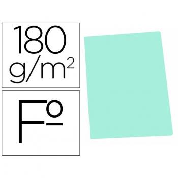 Subcarpeta cartulina Gio folio verde pastel 180 g/m2