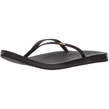 REEF Cushion Slim Women's Black Sandal 10 M - Gender: female