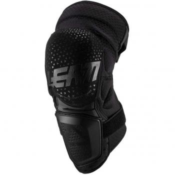 Leatt 3DF Hybrid Protectores de rodilla de motocross (Black,L/XL)