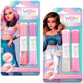 Pintauñas Doble Color y Purpurina Wow Generation Surtido