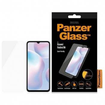 Protector de Pantalla PanzerGlass E2E Regular para Xiaomi Redmi 9A/9C - Cristal Templado, Anti-Graffiti y Fácil Instalación