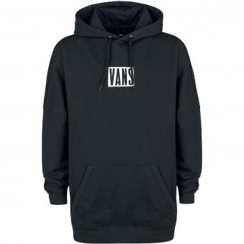 Vans Tall Box Slouch Fit PO Sudadera con Capucha Negro-Blanco L