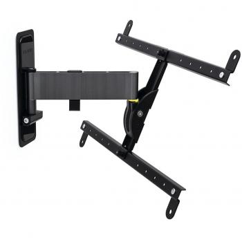 Soporte de Pared Inclinable y Giratorio para TV LCD Curvo 40-75 Erard EXO 600TW2, Capacidad Máxima 35 kg, Acero y Aluminio Anodizado Titanio,