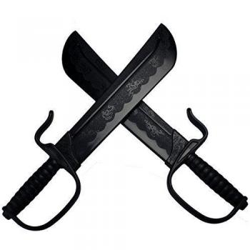 Dershogun Wing Tsun Cuchillo de Polipropileno Im Set de Dos