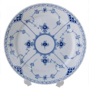 Royal Copenhagen estriado con punta plato 25 cm