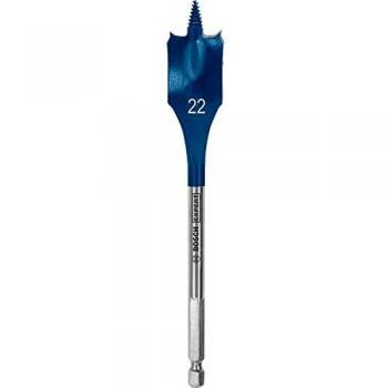 Bosch Professional 1 x Brocas fresadoras planas Expert SelfCut Speed, para Madera blanda, Aglomerado, 22.00 mm, Accesorios Taladro de impacto rotativo