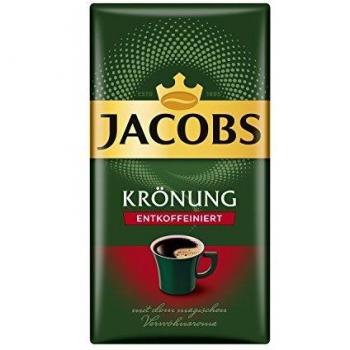 Jacobs Krönung Descafeinado, Café Tostado y Molido, Filtro de Café, Café, 500 g
