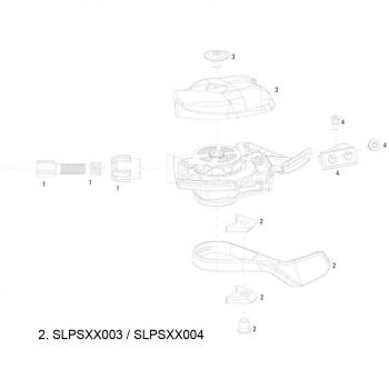 Sram MTB Trigger Pull, Palanca para Bicicleta, Gris