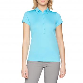 Columbia Zero Rules Polo de Manga Corta, Mujer, Azul