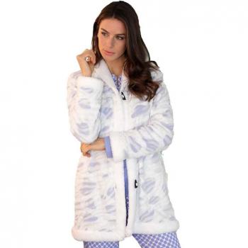 MASSANA Bata labrada y Abotonada L686205 - Malva, L