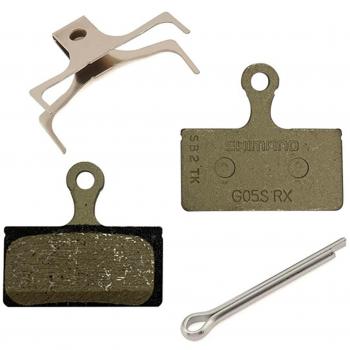 Shimano G05S-RX Resin Disc Brake Pads with Spring