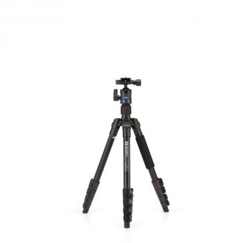 Trípode Benro iTrip FIT19A + Cabezal IH0 para cámaras digitales y de película, 3 patas, color negro