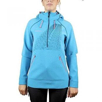 Trango Aziza - Sudadera para Mujer, Color Azul Gema, Talla XL
