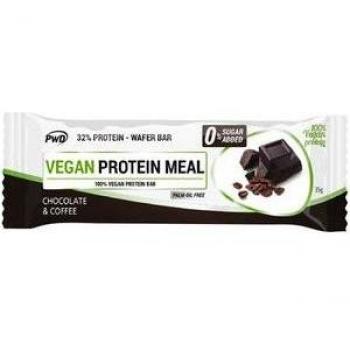Barrita Proteica Vegana PWD Sabor Chocolate y Café 35g