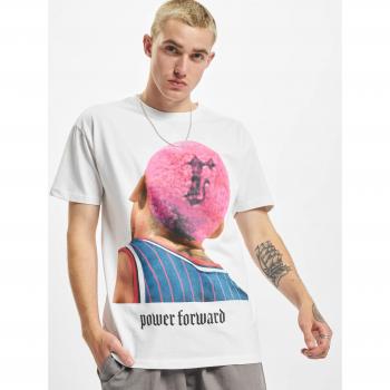 Mister Tee Power Forward Oversized White T-Shirt for Men