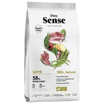 Dibaq Sense Grain Free Cordero Mini. 6 Kg. Alimento 100% Natural para perros de razas pequeñas.
