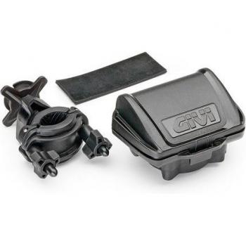 Custodia Moto Givi S604 para Dispositivos de Pago de Peaje, Compatible con Manillar y Retrovisor, Color Negro