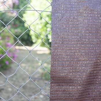 Malla de Jardín Ocultación Marrón 1,5 m x 50 m con 95% de Sombreo