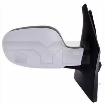 Espejo retrovisor TYC 328-0065 para puerta, con diseño OEM, fácil instalación, ajuste manual, cristal convexo y acabado en negro