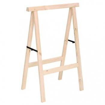 Percha de madera de eucalipto (set de 3 unidades) 44x23x12cm