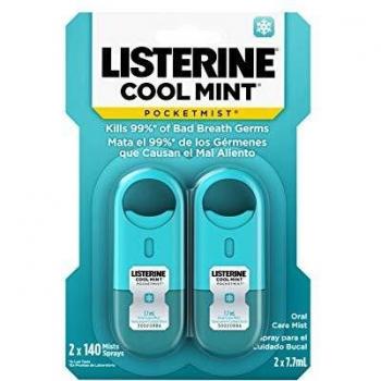 Listerine Pocketmist Cool Mint, 2 Count by Listerine