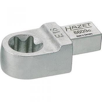 Cabeza de llave de estrella TORX® HAZET 6609C-E16 - Cuadrado insertable 9 x 12 mm - Perfil TORX® exterior - E16