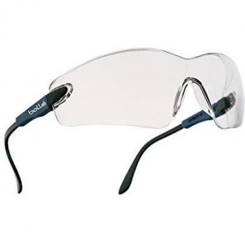 Bolle VIPCI Viper Spectacles - Lentes de nailon eléctrico antiarañazos, color azul y transparente