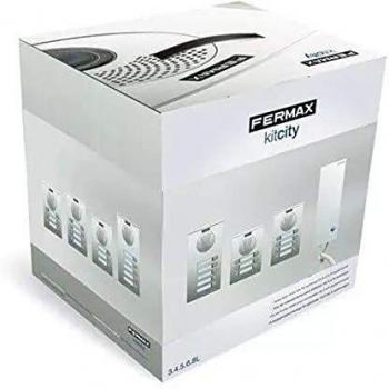 Kit de Portero Audio City VEO 4+N para 8 Viviendas (Teléfono Loft)