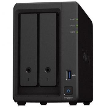 Synology DVA1622 Deep Learning NVR Torre 2 Bahías Gigabit Ethernet con IA 4K