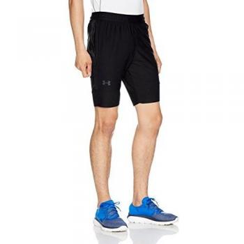Under Armour Heatgear Threadborne Vanish - Pantalón Corto Deportivo para Hombre, Hombre, Color Negro, tamaño XL