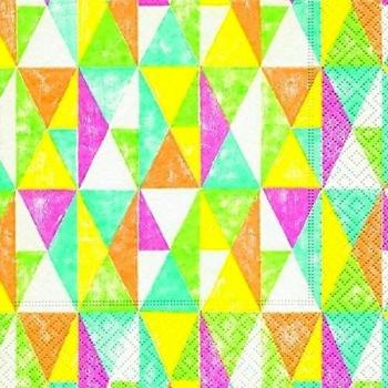 Almuerzo servilletas geometría colourido