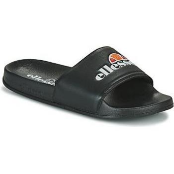 Chanclas Ellesse Negras con Logo Estampado en la Pala