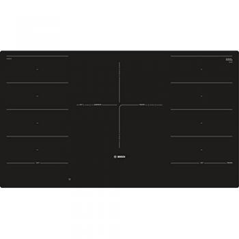 Placa de Inducción Bosch Serie 8 PXV901DV1E, 90 cm, Autárquica, FlexInduction, PerfectFry Bratsensor, Diseño Flusso