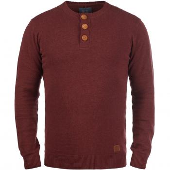 BLEND Leonardo - Jerséis para Hombre, tamaño:L;color:Andorra Red