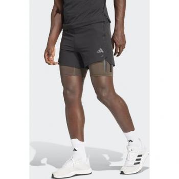 Pantalón Corto Fitness Hombre Adidas Power 2 en 1 Negro (L)