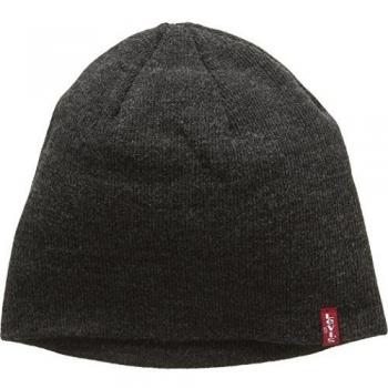 Levi's Otis Classic Unisex Beanie Hat - Dark Gray, Size L/XL